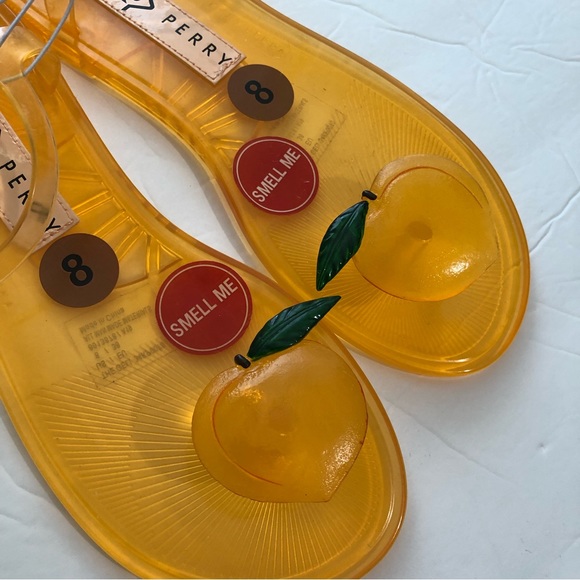 Katy Perry Apricot scented jelly sandals NWOT - Picture 8 of 10